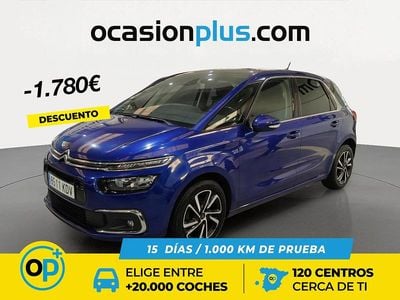 Usado Citroën C4 Feel 150 CV (110 kW) 2017 Azul Monovolumen