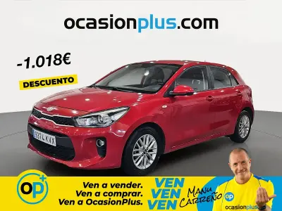 Usado Kia Rio 84 CV (61 kW) 2019 Rojo