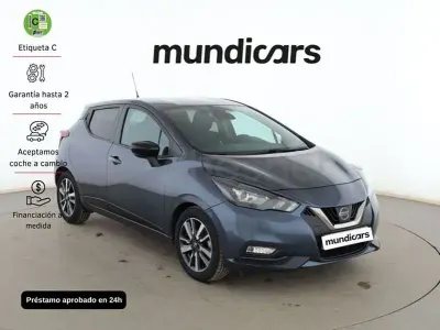 Usado Nissan Micra Tekna 100 CV (73 kW) 2019 Gris / plata Utilitario