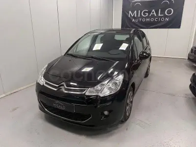 Usado Citroën C3 Exclusive 110 CV (80 kW) 2015 Negro Berlina