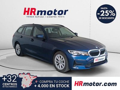 Usado BMW 318 Shadowline 150 CV (110 kW) 2020 Azul Familiar