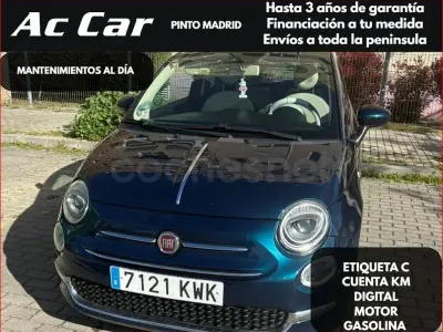 Usado Fiat 500 Pop 69 CV (50 kW) 2019 Azul Berlina