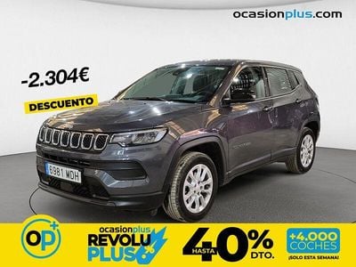 Usado Jeep Compass Night Eagle 130 CV (95 kW) 2023 Gris SUV