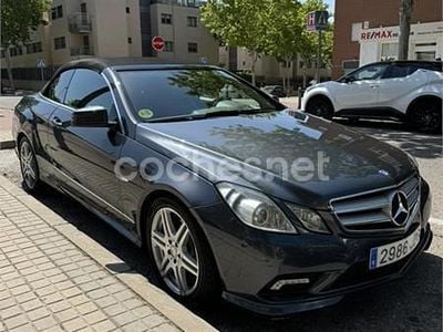 Usado Mercedes E350 Elegance 231 CV (169 kW) 2010 Gris / plata Descapotable