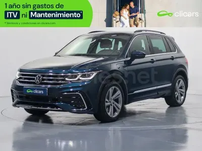 Usado VW Tiguan R-line 245 CV (180 kW) 2022 Azul SUV