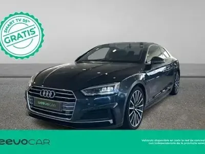 Usado Audi A5 190 CV (139 kW) 2017 Gris Coupe