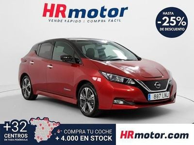 Usado Nissan Leaf N-Connecta 110 kW (150 CV) 2021 Rojo Utilitario