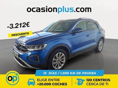 Azul Usado 2023 VW T-Roc Life SUV | 21.700 € (Precio justo)