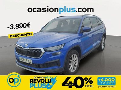 Usado Skoda Kodiaq Ambition 150 CV (110 kW) 2022 Azul SUV