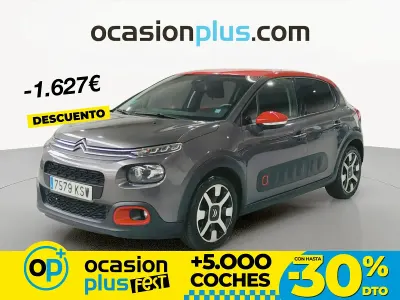 Usado Citroën C3 PureTech 110 CV (80 kW) 2019 Gris Utilitario