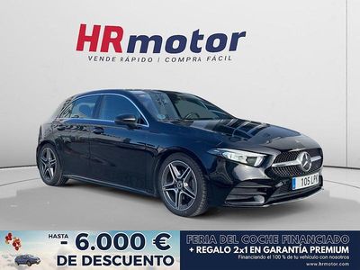 Negro Usado 2021 Mercedes A180 AMG line Berlina | 25.790 € (Precio justo)
