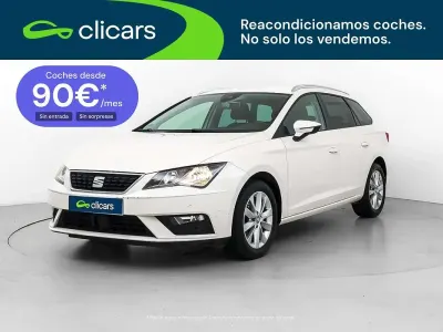 Usado Seat Leon ST Style 116 CV (85 kW) 2019 Blanco Familiar