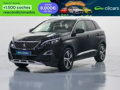 Usado Peugeot 3008 GT-line 130 CV (95 kW) 2019 Negro SUV