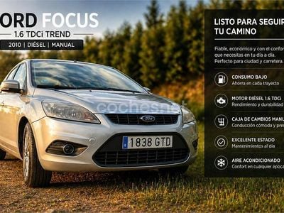 Käytetty Ford Focus Trend 90 HP (66 kW) 2010 Vihreä Sedan