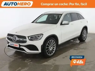 Usado Mercedes GLC220 AMG line 194 CV (142 kW) 2021 Blanco SUV