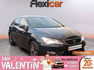 Usado Seat Leon Style 130 CV (95 kW) 2020 Negro