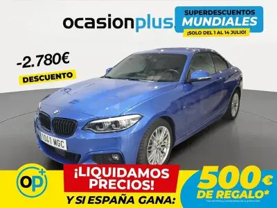 Usado BMW 220 184 CV (135 kW) 2019 Azul Coupe