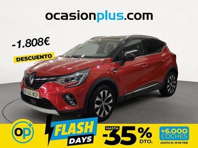 Usado Renault Captur Techno 90 CV (66 kW) 2023 Rojo SUV