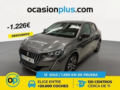 Usado Peugeot 208 Allure 100 CV (73 kW) 2023 Gris Utilitario