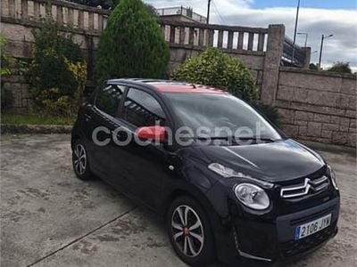 Usado Citroën C1 Feel 82 CV (60 kW) 2017 Negro Utilitario