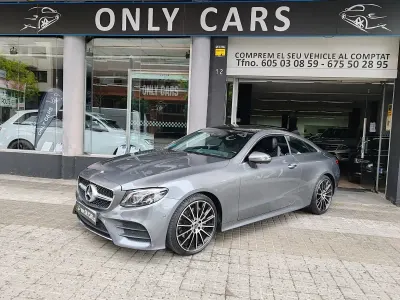 Usado Mercedes E220 194 CV (142 kW) 2018 Gris Coupe