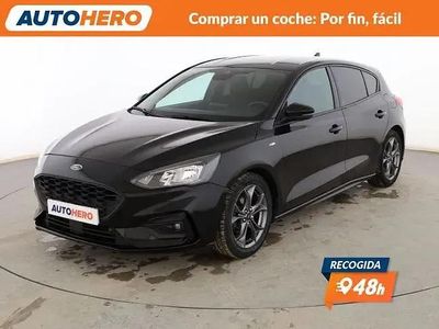 Usado Ford Focus ST-Line 125 CV (91 kW) 2019 Negro Berlina