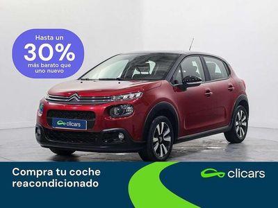 Usado Citroën C3 Feel 82 CV (60 kW) 2018 Rojo Utilitario