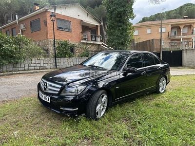 Usado Mercedes C200 Avantgarde 184 CV (135 kW) 2011 Negro Berlina