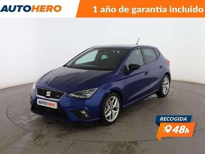 Usado Seat Ibiza FR 116 CV (85 kW) 2020 Azul Berlina