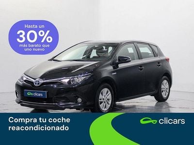 Usado Toyota Auris Hybrid Active 136 CV (100 kW) 2016 Negro Berlina