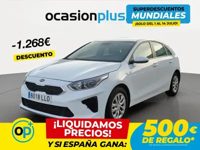 Usado Kia Ceed 120 CV (88 kW) 2020 Blanco Utilitario