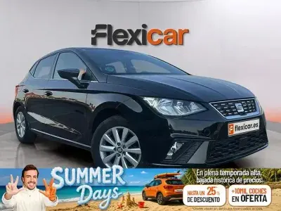 Usado Seat Ibiza FR 110 CV (80 kW) 2021 Negro Utilitario