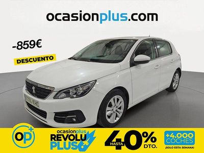 Usado Peugeot 308 Active 100 CV (73 kW) 2018 Blanco