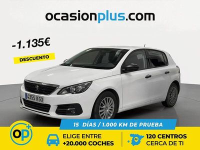 Usado Peugeot 308 Access 100 CV (73 kW) 2018 Blanco
