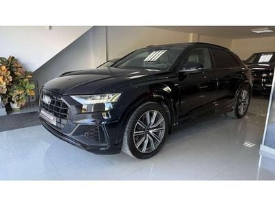 Usado Audi Q8 S-Line 340 CV (250 kW) 2021 Negro SUV