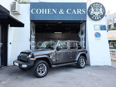 Usado Jeep Wrangler Sahara 200 CV (147 kW) 2019 Gris / plata SUV