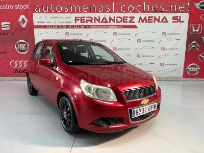 Usado Chevrolet Aveo LT 100 CV (73 kW) 2008 Rojo Berlina