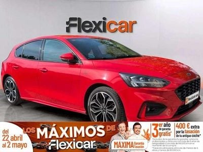 Begagnad Ford Focus ST-Line 125 HK (91 kW) 2019 Röd Halvkombi