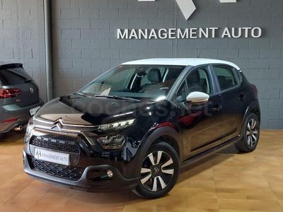 Usado Citroën C3 Feel 102 CV (75 kW) 2021 Negro Utilitario
