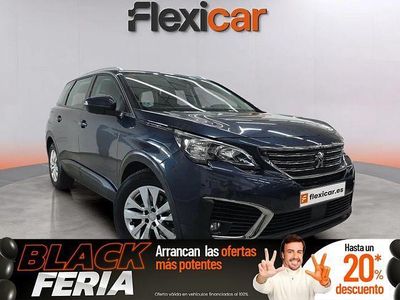 Usado Peugeot 5008 Active 130 CV (95 kW) 2019 Azul Monovolumen