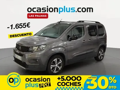 Begagnad Peugeot Rifter GT-line 100 HK (73 kW) 2020 Grå Minibuss