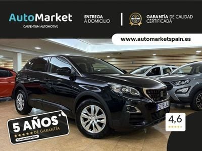 Usado Peugeot 3008 Style 120 CV (88 kW) 2016 Negro SUV