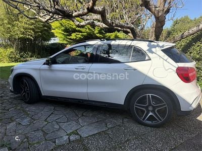 Usado Mercedes GLA220 AMG line 170 CV (125 kW) 2015 Blanco SUV
