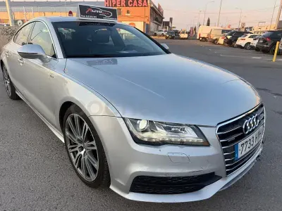 Usado Audi A7 Sportback S-Line 245 CV (180 kW) 2014 Gris / plata Utilitario
