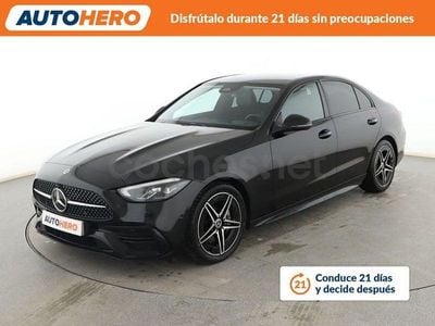 Usado Mercedes C200 AMG line 184 CV (135 kW) 2024 Negro Berlina