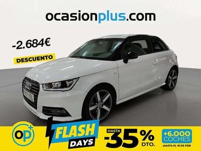 Usado Audi A1 S-Line 125 CV (91 kW) 2017 Blanco Utilitario
