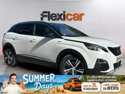 Usado Peugeot 3008 GT 130 CV (95 kW) 2020 Blanco SUV