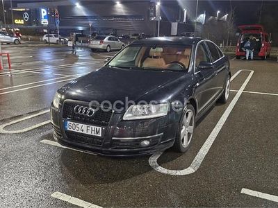 Usado Audi A6 S-Line 225 CV (165 kW) 2005 Negro Berlina