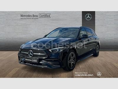 Negro Usado 2024 Mercedes C300e Familiar | 48.900 € (Un poco caro)