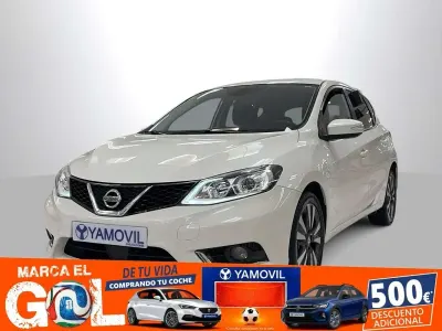 Usado Nissan Pulsar Tekna 110 CV (80 kW) 2015 Blanco Utilitario